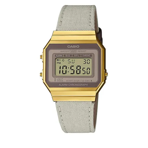 Casio Vintage A700WEGL-7aef Grey / Gold Saati