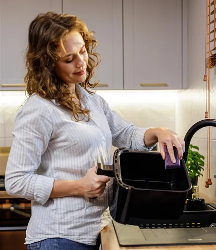 Air Fryer Frytkownica beztłuszczowa PURENO Air 650 6.5l z 10 automatycznymi programami i okienkiem do obserwacji postępów gotowania