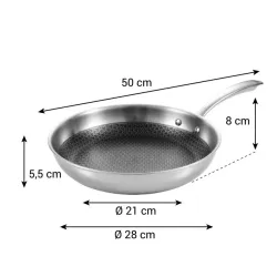 TESCOMA SteelCRAFT 28 cm - patelnia nieprzywierająca