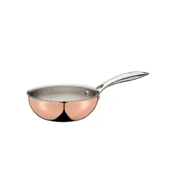 SPRING CULINOX – rondel do sosów miedziany 1,5 l śred. 18 cm miedź/stal nierdzewna 18/10