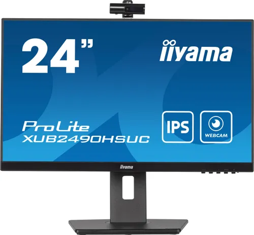 Monitor iiyama ProLite XUB2490HSUC-B5 z kamerą 24" Full HD IPS 60Hz 4ms