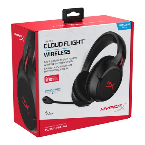 Беспроводные наушники с микрофоном HyperX Cloud Flight HX-HSCF-BK / EM