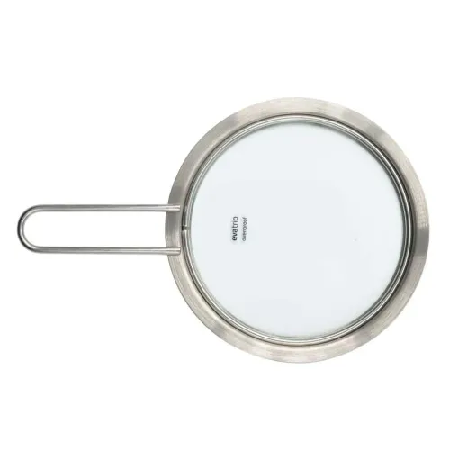 EVA TRIO 16 cm - pokrywka szklana ze stali nierdzewnej