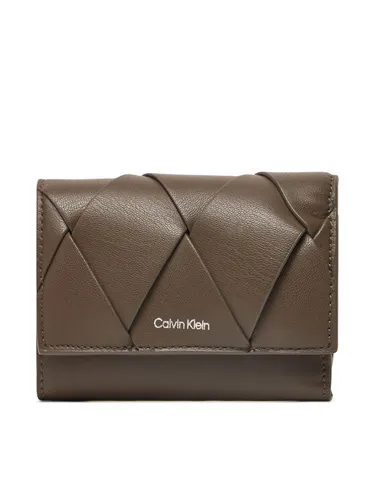 Calvin Klein Portfel damski Ck Woven Small Trifold K60K612953