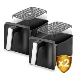 Air Fryer Frytkownica beztłuszczowa BERDSEN BD-653 8l z podwójnym koszem