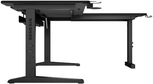 Biurko gamingowe narożne GENESIS Holm Modular 160 Czarny