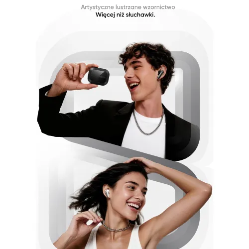 Słuchawki bezprzewodowe realme Buds Air8 Pro Dokanałowe Bluetooth 6.1 Funkcje AI Czarny