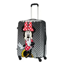 American Tourister Disney Legends'in Büyük Bavulu - Polka Noktalı Minnie Mouse