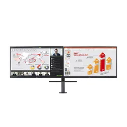 Monitor LG Ergo Dual 27QP88DP-BS 27" 2K IPS 75Hz 5ms Profesjonalny