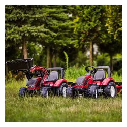 Traktor Na Pedały Dla Dzieci 3-6 Lat Do 50Kg Falk Valtra Przyczepa Łyżka Klakson