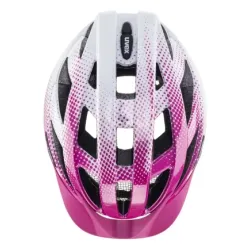 Kask rowerowy Uvex Air Wing różowo-biały kropki