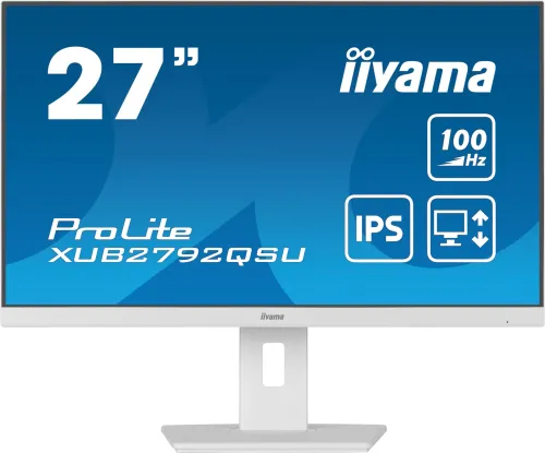 Monitor iiyama ProLite XUB2792QSU-W6 27" 2K IPS 100Hz 0,4ms MPRT