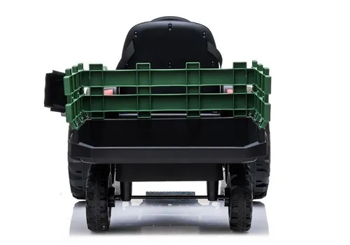 Duży Traktor Na Akumulator Z Przyczepą Pojazd Dla Dzieci Pilot Skóra Eva MP3
