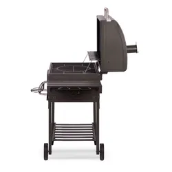 Grill węglowy ogrodowy Berdsen BD-891 komin żeliwny ruszt termometr + pokrowiec