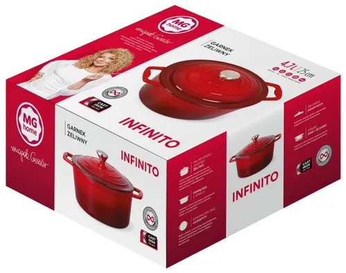 Garnek żeliwny MG HOME Infinito 25 cm