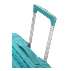 Walizka średnia Soundbox American Tourister - turquoise tonic