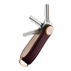 Skórzane etui na klucze Orbitkey Key Organiser Leather - wine