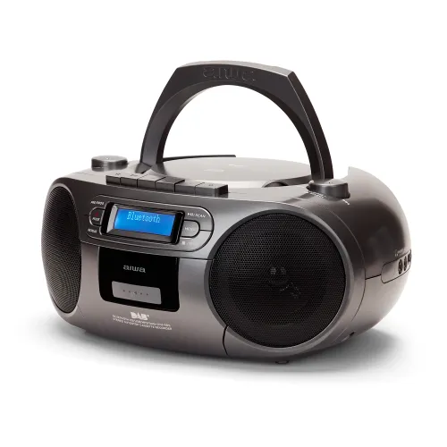 Radiomagnetofon Aiwa Boombox BBTC-660DAB/MG Bluetooth DAB+ Szary