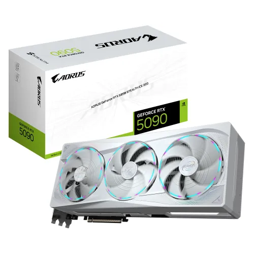 Karta graficzna Gigabyte GeForce RTX 5090 Stealth Ice 32GB GDDR7 512bit DLSS 4