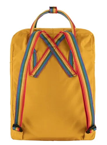 Рюкзак Fjallraven Kanken Rainbow-ochre / rainbow pattern