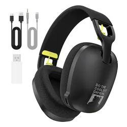 Słuchawki ONIKUMA B2 Bezprzewodowe, Nauszne, Dźwięk przestrzenny Czarny