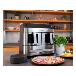 Air Fryer Frytkownica beztłuszczowa CONCEPT Pizza Trio FR9000 18.5 l z podwójnym koszem + szuflada do pieczenia