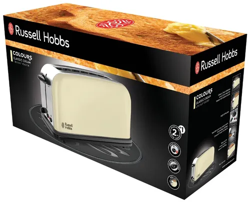 Russell Hobbs 21395-56 Colours Plus Cream Long Slot