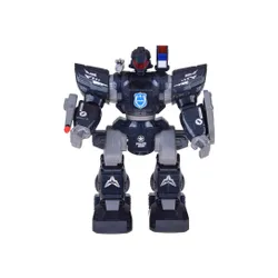 Zdalnie sterowany robot policyjny tańczy