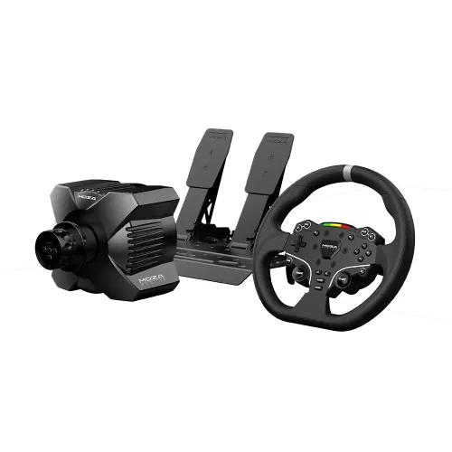 Kierownica MOZA Racing R3 RS074 do PC Zestaw gamingowy (baza R3 DD + kierownica ES Lite + pedały SRP-Lite + zaciski)