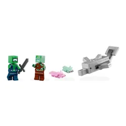 Конструктор LEGO Minecraft 21247 дом аксолотля