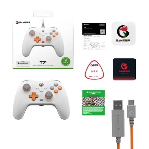 Pad GameSir T7 do PC, Xbox Series X/S, Xbox One X/S, Steam Deck Przewodowy Biały