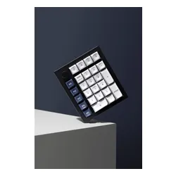 Klawiatura KEYCHRON Q0 Max Wireless Number Pad Switch Gateron Jupiter Banana Czarno-biały