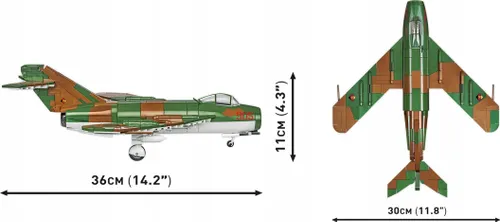 Cobı HC Cold War Savaş uçağı Lım-5 MıG-17F DDR