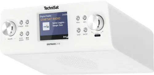 Radioodbiornik TechniSat DigitRadio 21 IR Radio FM DAB+ Internetowe Bluetooth Biały