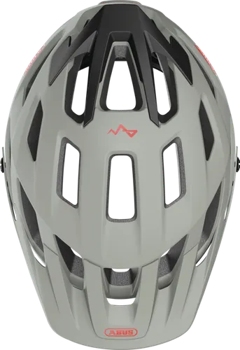 Kask rowerowy ABUS Moventor 2.0 Chalk Jasnoszary MTB (rozmiar M)