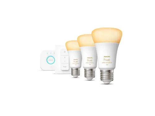 Żarówka LED Philips Hue White Ambiance E27 3 szt. Zestaw startowy