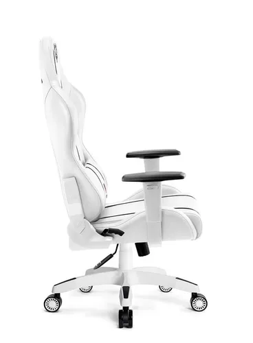 Fotel Diablo Chairs X-One 2.0 Normal Size Gamingowy do 160kg Skóra ECO Tkanina Biało-czarny