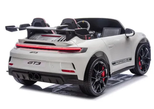 Samochód Na Akumulator Dla 2 Dzieci Porsche 911 Gt3 24V Eva 2 Ciche Silniki