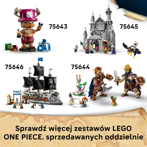 LEGO 75642 ONE PIECE: Столкновение с капитаном Смокером, набор кубиков 9+