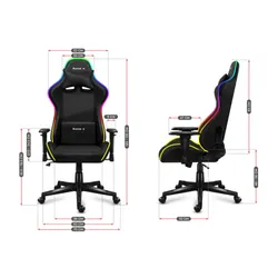 Fotel HUZARO Force 6.3 RGB Mesh