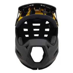 Kask XRIDER XRFH003L Czarno-żółty Full Face z odpinaną szczęką (rozmiar L)