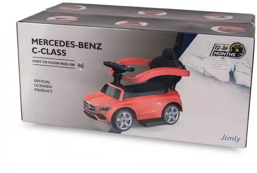 Jeździk Mercedes 4w1 chodzik, pchacz c-class 63 amg, jeździdełko dla dzieci, autko