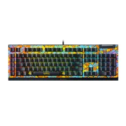 Klawiatura mechaniczna Razer BlackWidow V4 X Pokemon Kanto Edition Żółto-czarny