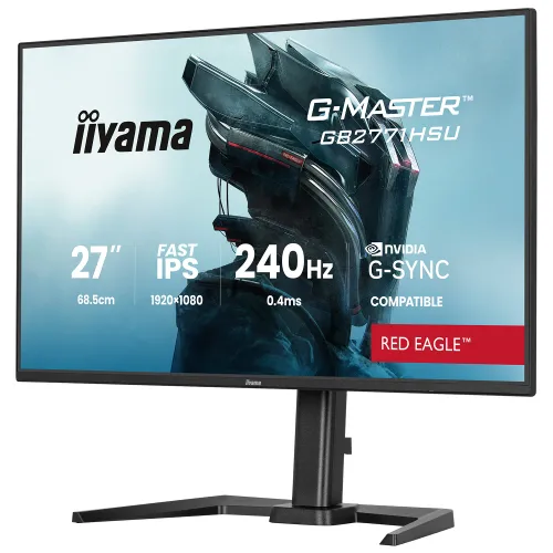 Monitor iiyama G-Master Red Eagle GB2771HSU-B1 27" Full HD Fast IPS 240Hz 0.4 MPRT Gamingowy