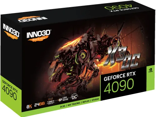 Karta graficzna Inno3D GeForce RTX 4090 X3 OC 24GB GDDR6X 384bit DLSS