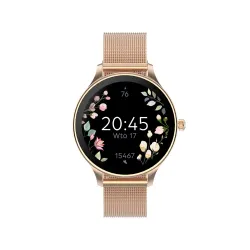 Smartwatch Forever Velora SB-306 38mm Różowe złoto