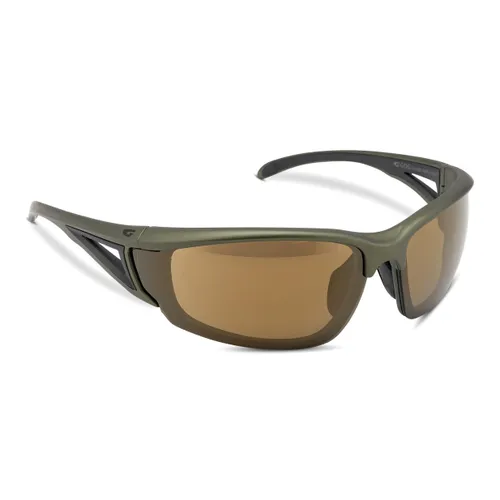 Okulary przeciwsłoneczne GOG Lynx matt dark green/black/gold mirror