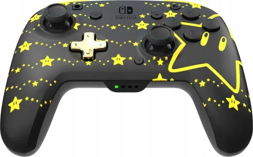 Pad PDP Rematch Glow in the Dark Super Star do Nintendo Switch Bezprzewodowy