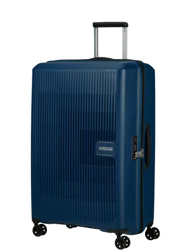 Walizka duża poszerzana American Tourister AeroStep - navy blue