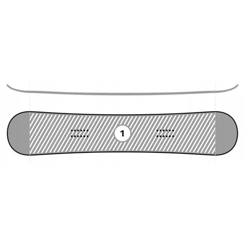 Deska RAVEN Trench Carbon Navy/Orange 2026